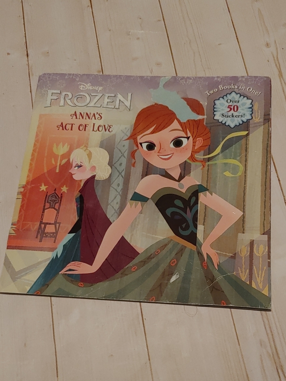 Frozen Anna's Act Of Love Elsa's Icy Magic Easy Reader Book Learners